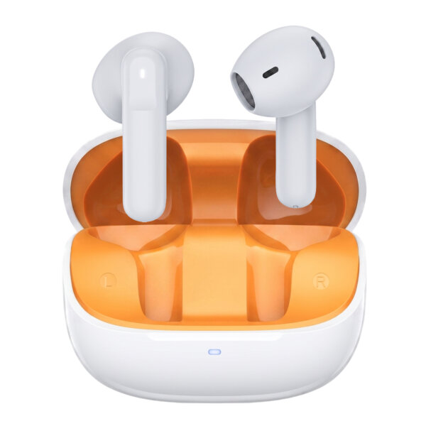 Juo JT2 Bluetooth 6.0 TWS Kablosuz Kulak İçi Kulaklık 4 Mikrofonlu ANC ENC Gürültü Engelleme 13mm Sürücü Beyaz